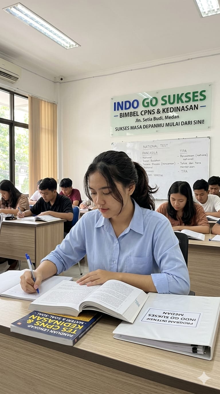 Bimbel kedinasan di medan terpercaya indo go sukses